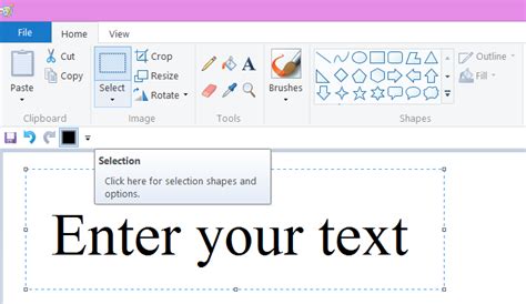 How To Rotate Text In Ms Paint