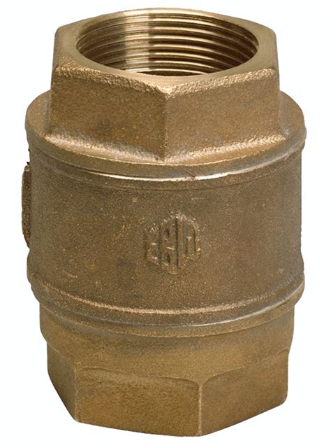 Franklin Fueling Systems Ebw 1 12 In Npt Brass Vertical Check Valve