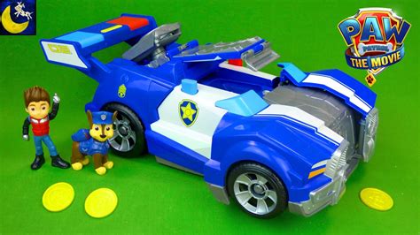Paw Patrol The Movie Transforming Chase Police Car Vehicle Lookout