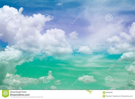 Colorful Soft Cloud And Sky For Background Stock Photo Image Of Pink