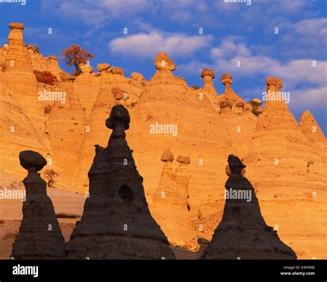 Tent Rocks In The Peralta Canyon New Mexico Usa Rocks Are Conical