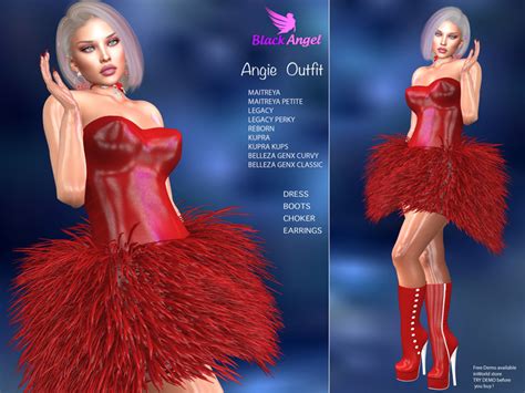 Second Life Marketplace Angie Outfit By Ba Store Promo