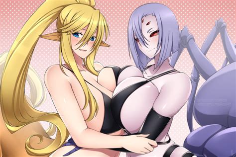 Centorea And Rachnera Monster Musume By Lindaroze Hentai Foundry