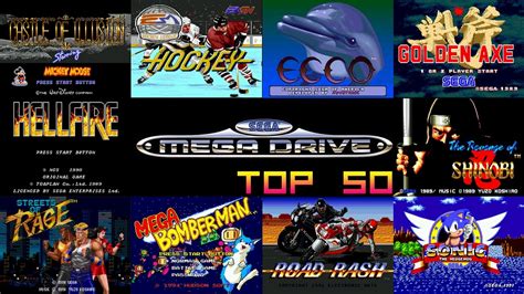 Sega Mega Drivegenesis Top 50 Games Youtube