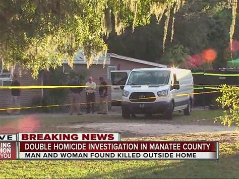 Two Bodies Found Outside Manatee County Residence In Double Homicide Wfts Tv