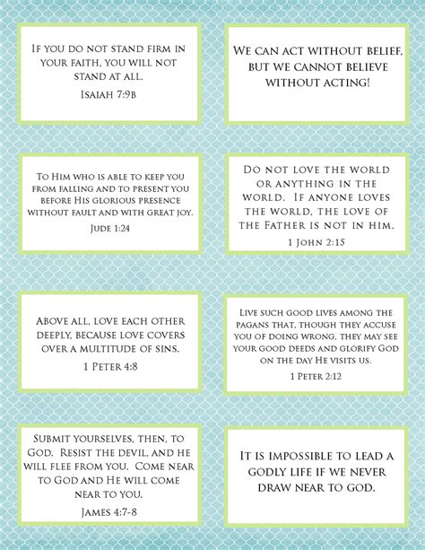 Check spelling or type a new query. The Blogging Pastors Wife: Printables - Verse Cards, Verse ...