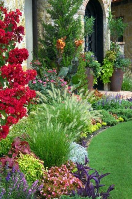 38 Super Ideas Landscaping Front Yard Tropical Flower Beds Front Yard