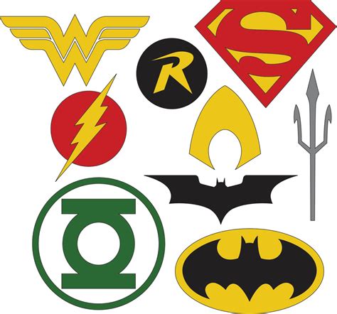 Dc Superhero Logos Svg And Dxf Files