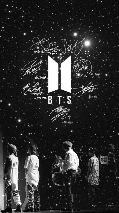 Bts Black And White Wallpapers Wallpaper Cave