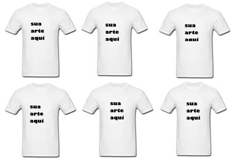 6 Camisetas Personalizadas Com Sua Arte Ou Foto Elo7