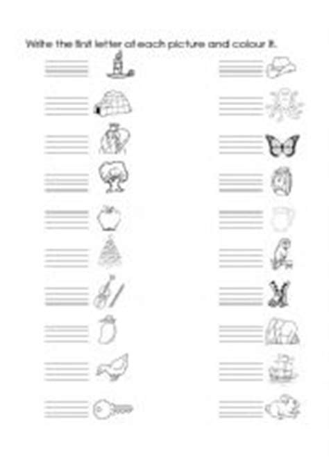 After a thoughtful gesture or a kind deed, a thank you note is a thoughtful way to let someone know that you appreciate something they've done for you. Write first letter of each picture - ESL worksheet by EjRB