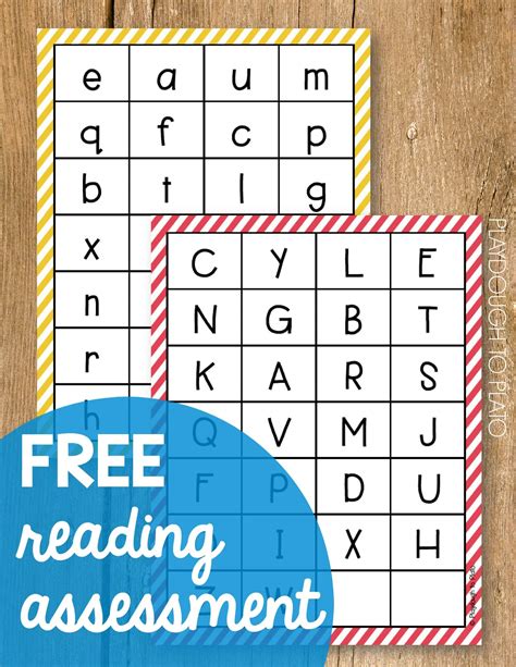 The homework site for teachers! Free Reading Assessment | Playdough To Plato
