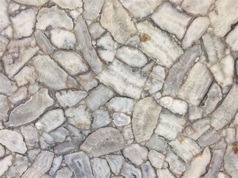 Crystal White Semi Precious Stone Slab Close Up Pic Stone Slab