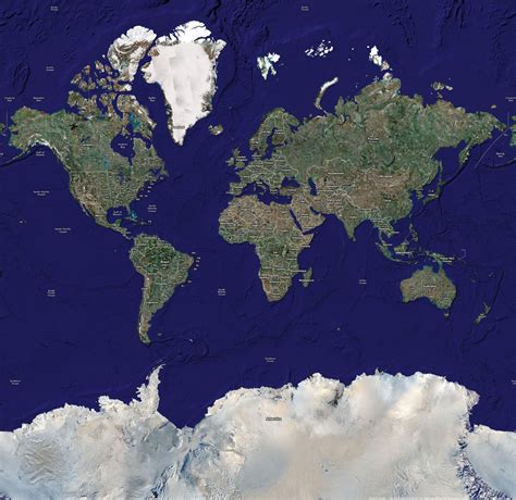 Satellite Map Of The World Live Map Of World