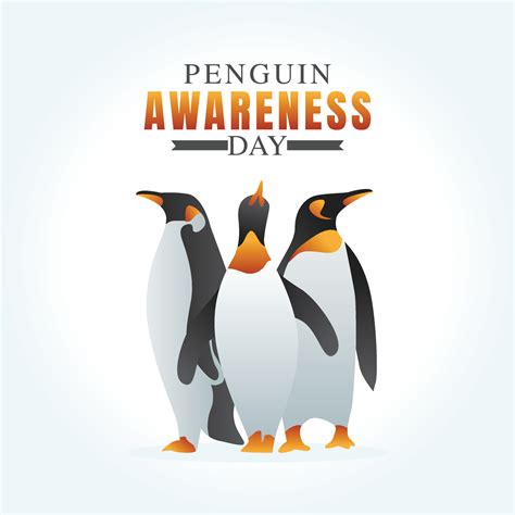 Penguin Awareness Day Vector Illustration 5480287 Vector Art At Vecteezy