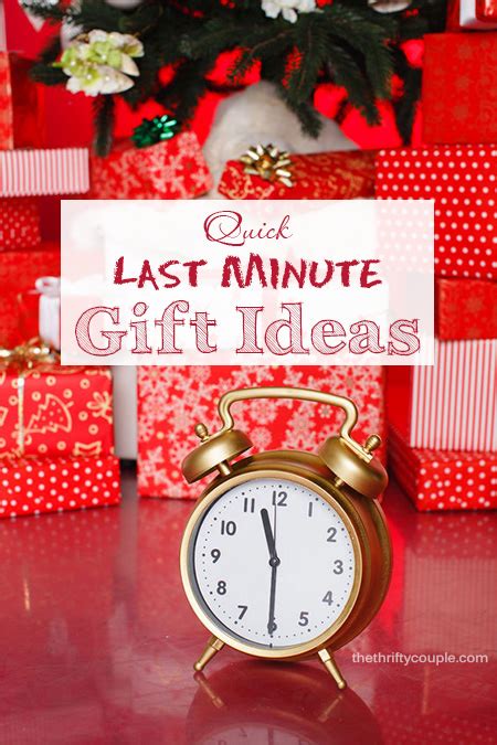 We've got more than 60 finds under $25 that are both thoughtful and affordable. Last Minute Gift Ideas: Quick Handmade Gifts, Easy Food ...