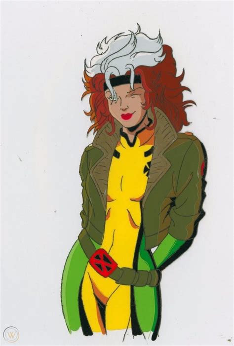 90s Marvel X Men Cartoon Rogue Wink Original Production Animation Cel