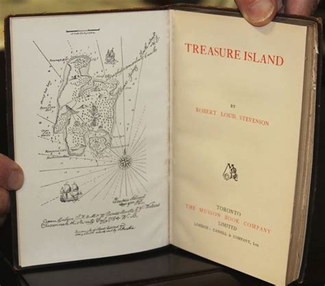 Antique 1916 Edition Treasure Island By Robert Louis Stevenson Book
