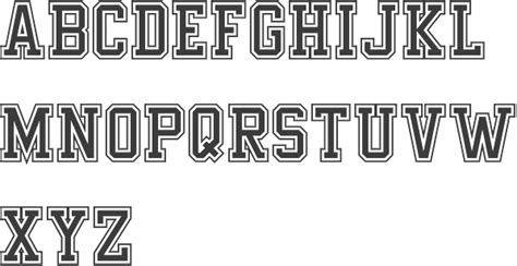 Myfonts College Sports Fonts