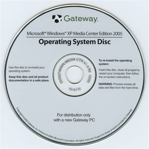 Microsoft Windows Xp Media Center Edition 2005 Sp2 2005 English