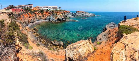 Coastline Of Costa Calida In Murcia Region Spain Stock Photo Image