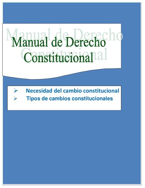 Cambio Constitucional1 By Beatriz Campos Issuu