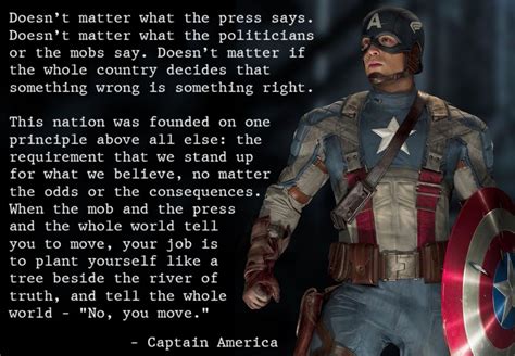 True As True Can Be Captain America Quotes America Quotes Captain