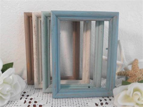 The copper picture frame may take on a pinkish tint when. Beach Wedding Frame Rustic Shabby Chic Distressed 5 x 7