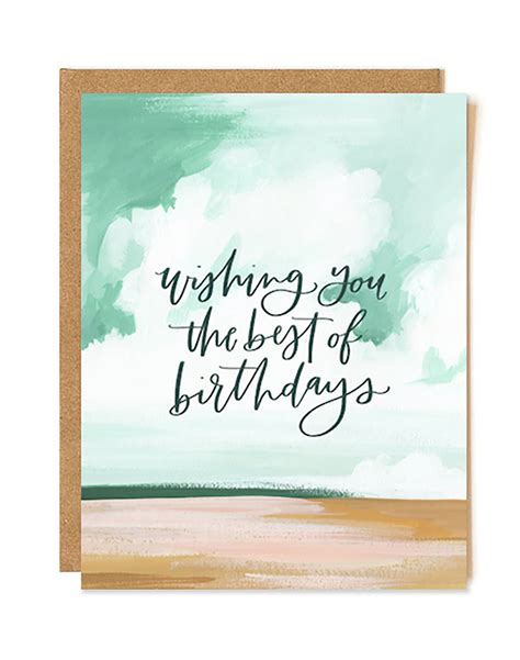 Best Birthday Landscape Greeting Card 1canoe2