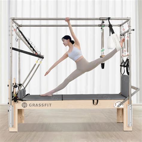 Factory Cadillac Wood Pilates Reformer With Full Trapeze Combination