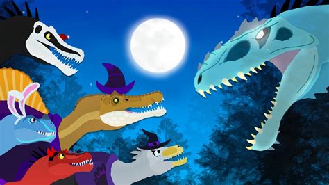 Halloween With Dinosaurs Dinomania Dinosaurs Сartoons Youtube