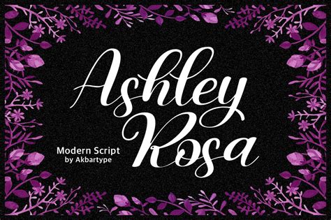 Ashley Rosa Font By Akbartype · Creative Fabrica