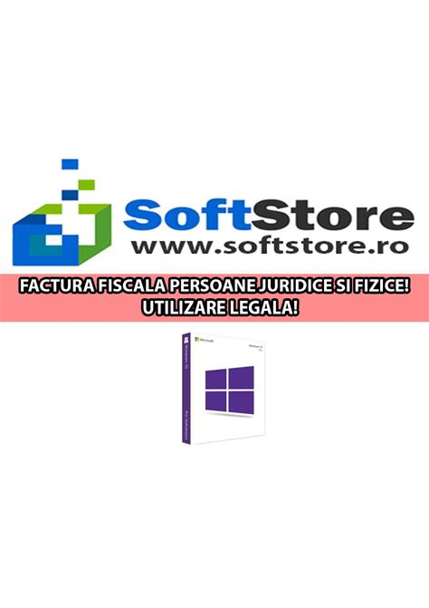 Windows 10 Pro Home Licente Retail Cu Factura Fiscala Legal