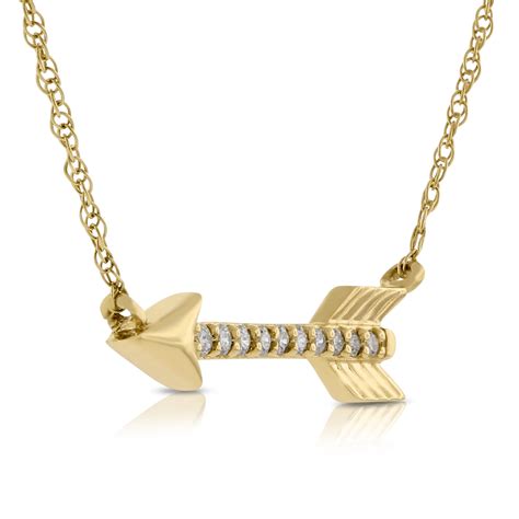 Diamond Arrow Necklace 14k Ben Bridge Jeweler