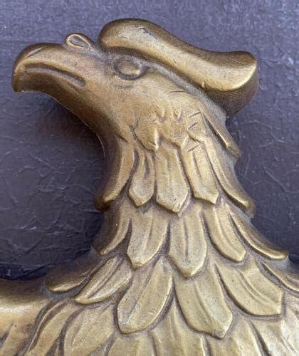 vintage 27 sexton eagle 1971 usa 599 10 gold tone cast metal wall decoration 3759131223
