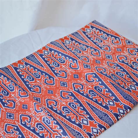 Product Sarawak Batik With Pua Kumbu Motif Corak Tiga