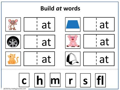 Blending Onset And Rime Worksheets Worksheets Master