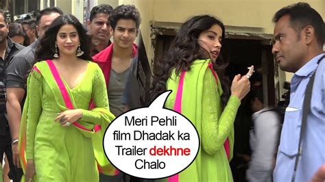 Jhanvi Kapoors Sweetest Gesture Inviting Fans And Media To Watch Trailer
