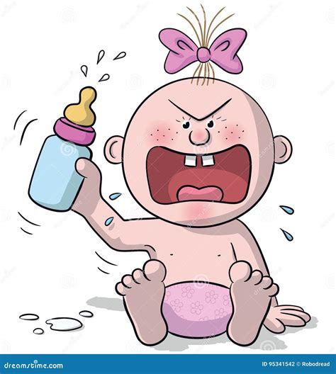 Very Angry Baby Stock Vector Illustration Of Hatred 95341542