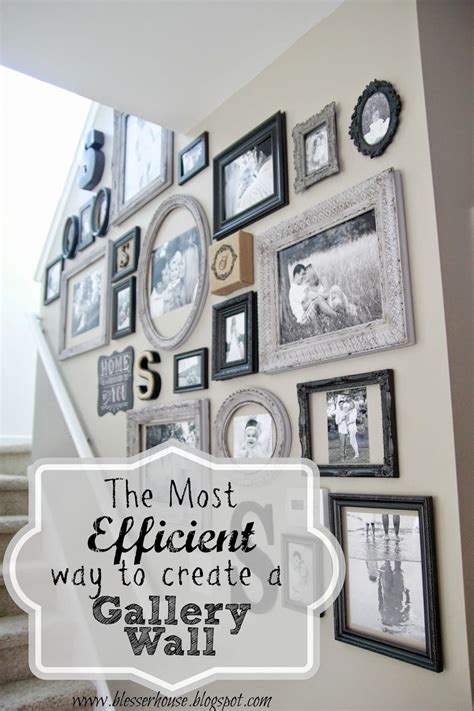 The Most Efficient Way To Create A Gallery Wall Blesser