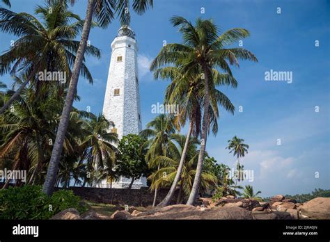 Dondra Head Lighthouse Dondra Southern Province Sri Lanka Stock
