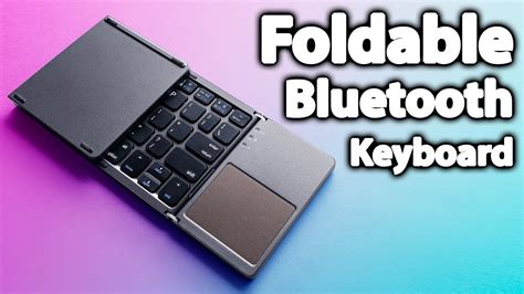 Ikos Foldable Bluetooth Keyboard Review Portable Travel Keybord Youtube