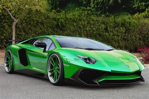 Lamborghini Aventador Sv Goes Green Virtually