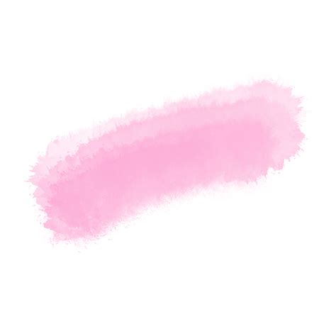 Pink Watercolor Brush Stroke 34002330 Png