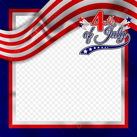 Happy Th Of July Clipart Transparent Png Hd Border America Th Of July Element Asset Usa Day