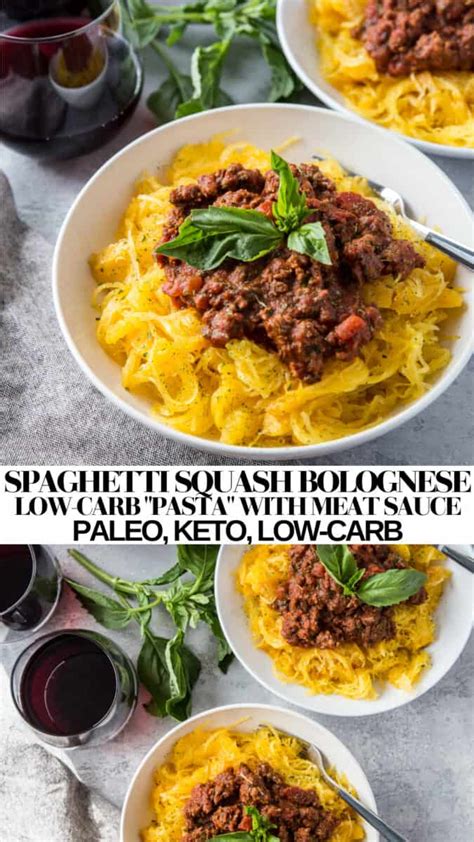 Spaghetti Squash Bolognese Low Carb Paleo The Roasted Root