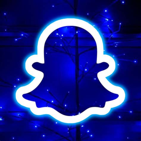 Neon Blue Snapchat Icon In 2021 Ios App Icon Design Wallpaper Iphone