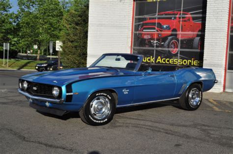 1969 Chevrolet Camaro Ss Convertible Original Lemans Blue Must Sell No