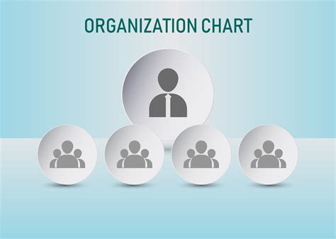 Organization Chart With Business People Icons Business Infographic