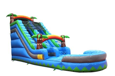 Tropical Water Slide Fws Fun World Inflatables
